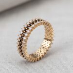 ブラック＆ホワイトダイヤモンド リング